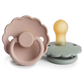 Daisy Natural Rubber Pacifier 2-Pack, Blush/Sage