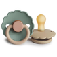 Daisy Natural Rubber Pacifier 2-Pack, Willow/Croissant