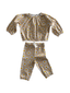 Daisy Pop Biscotti / Organic Mode Top + Pant Set