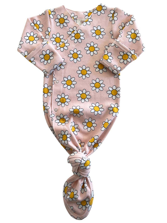 Daisy Pop Taffy / Organic Kimono Knot Gown
