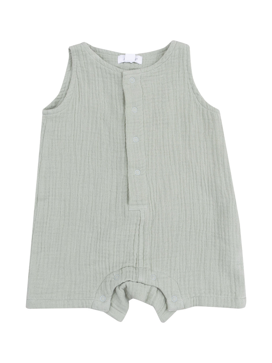 Sleeveless Shortie, Desert Green