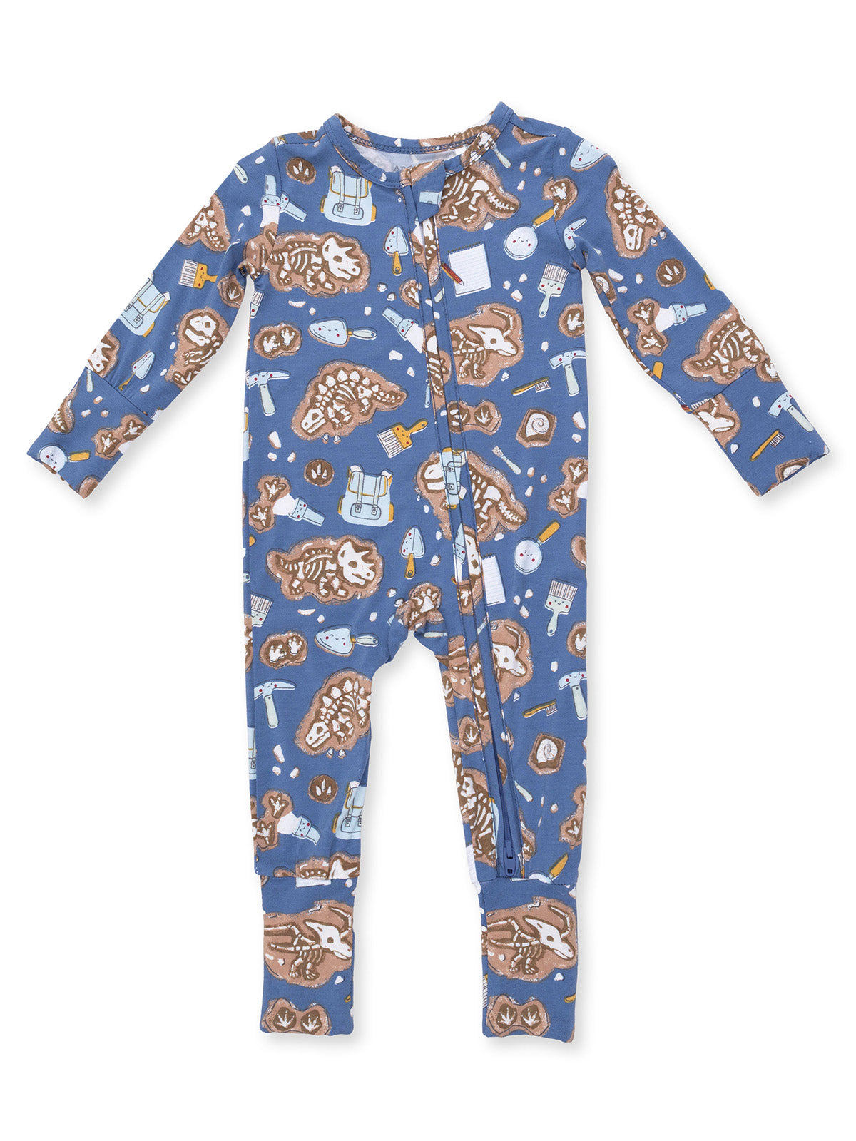 2-Way Zip Romper, Glow-in-the-Dark Dino Dig – SpearmintLOVE
