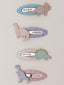 Dino Friends Clic Clac Hair Clips