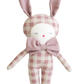 Dream Baby Bunny, Rose Check Linen