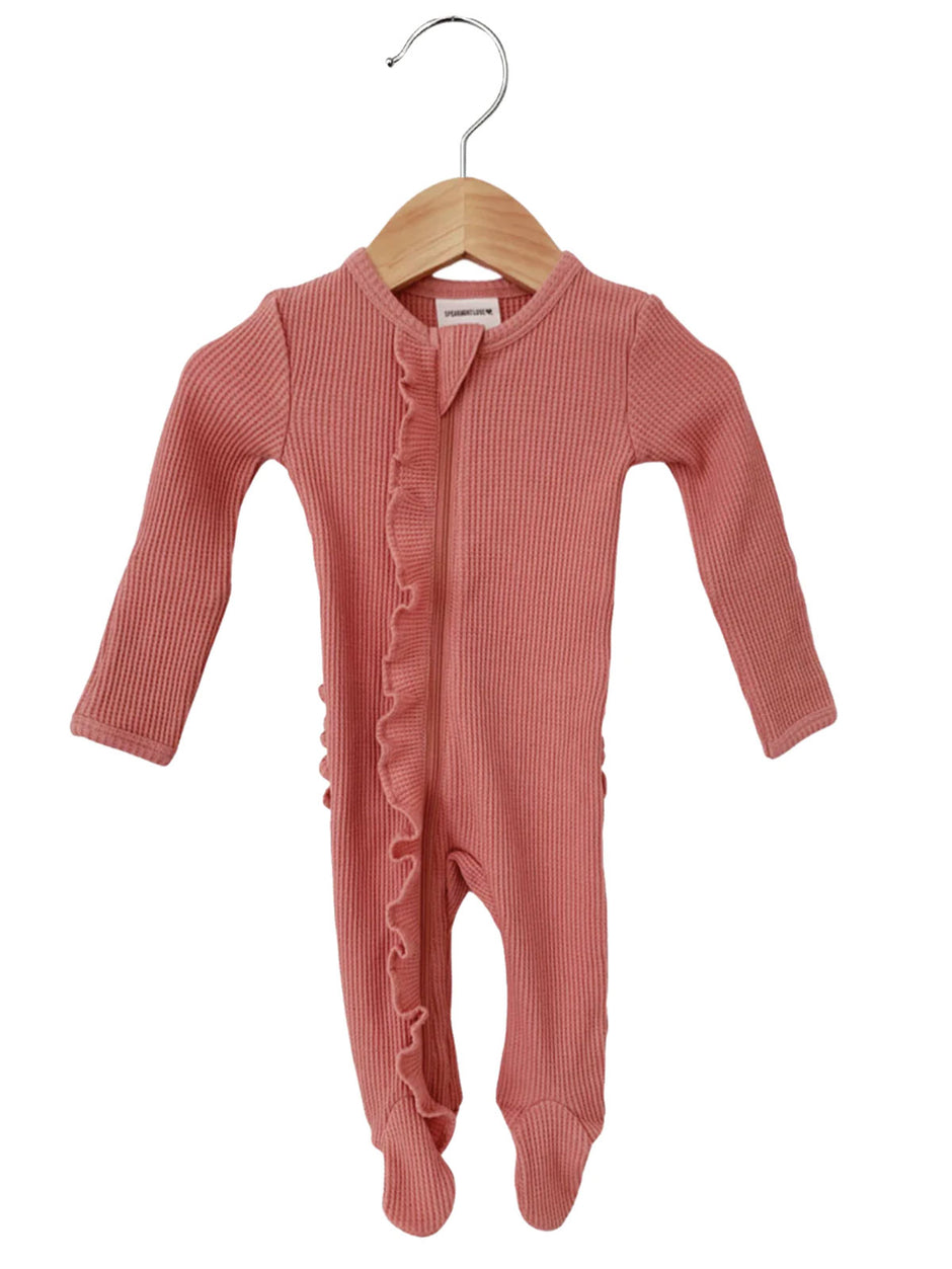 Solid Essentials White Pink Footies main image 0