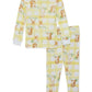 Easter Organic 2-Piece Pajama Set, Bunny Plaid