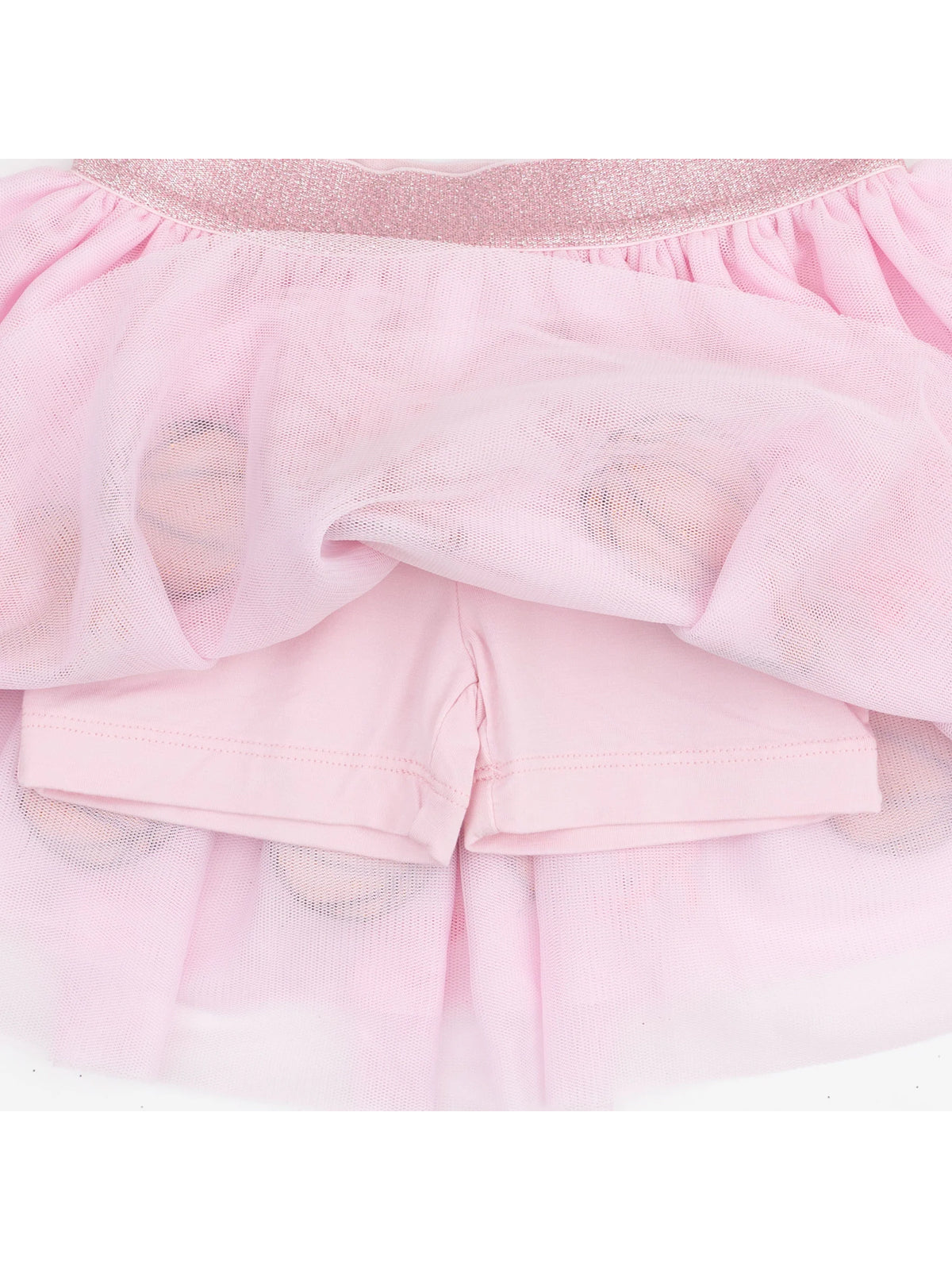 Tutu Skirt with Bike Shorts, Basketball Pink
