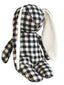 Floppy Bunny, Black Check