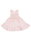 Smocked Ruffle Sundress, Floral Check