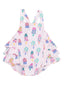 Ruffle Sunsuit, Floral Popsicles