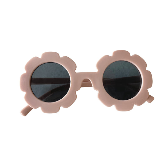 Kids Flower Sunglasses, Pastel Pink