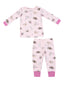 Long Sleeve Loungewear Set, Fluffy Puppies