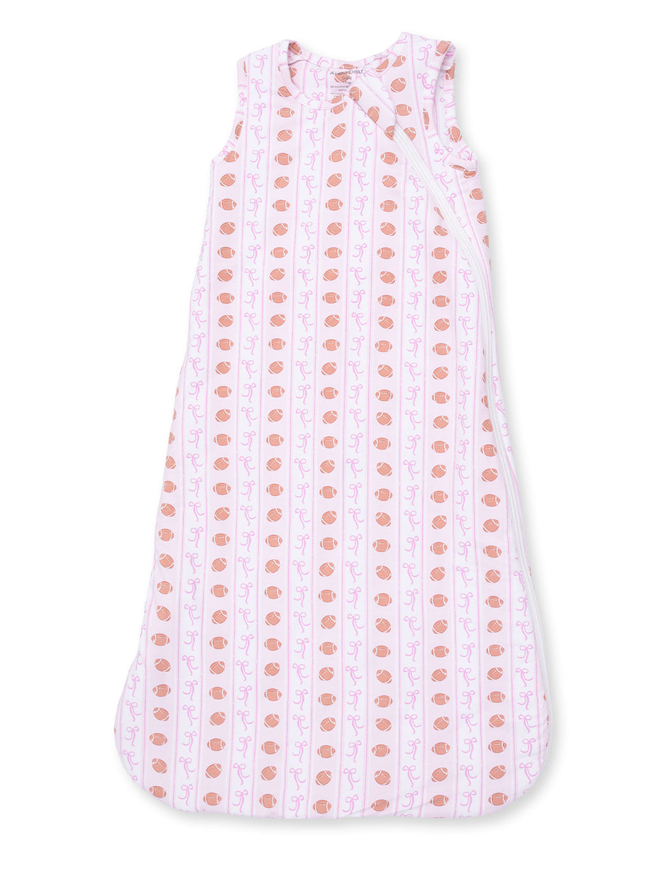 Sleep Bag, Football Bow Stripe