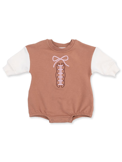 Sweatshirt Bubble, Football Laces Bow