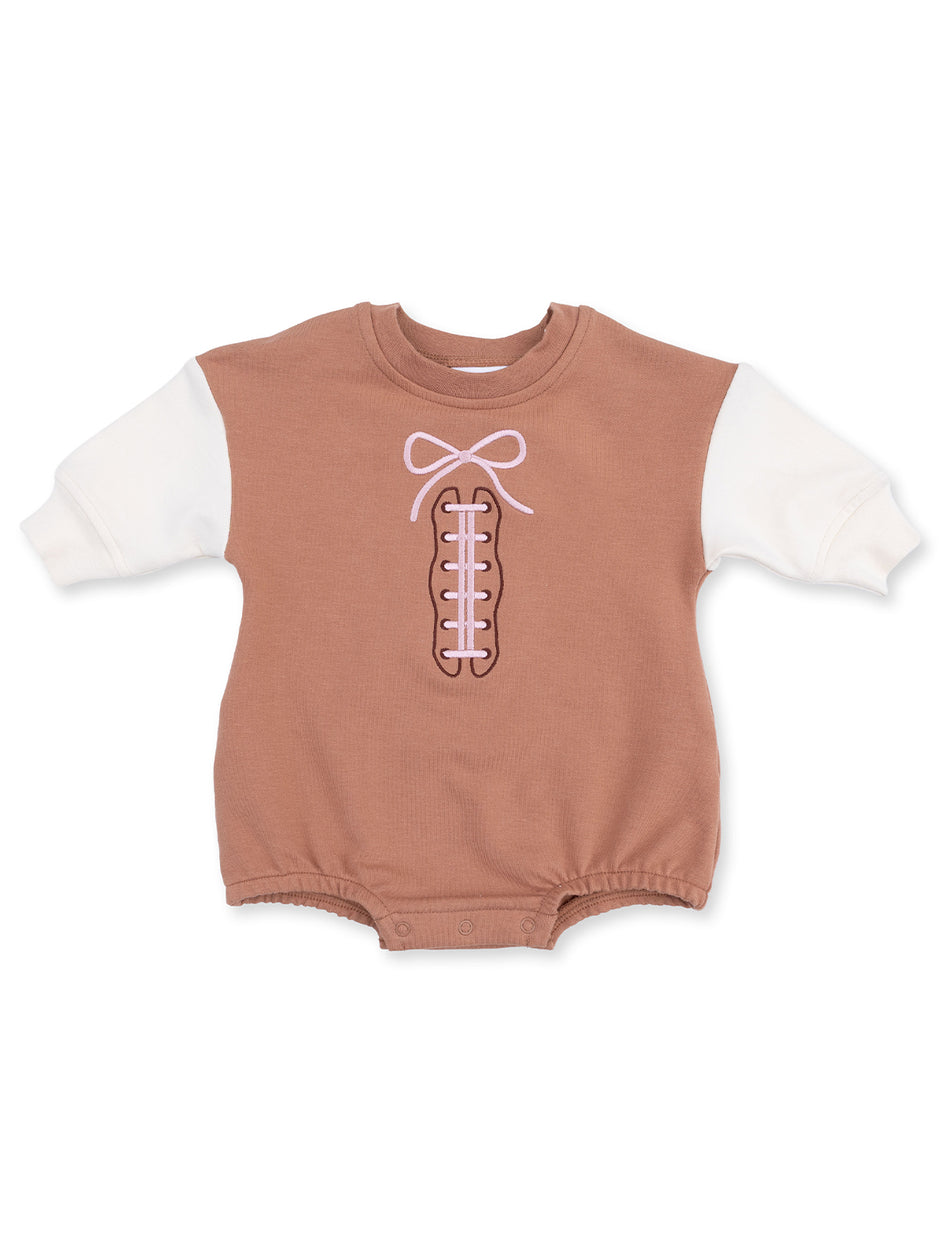 Sweatshirt Bubble, Football Laces Bow