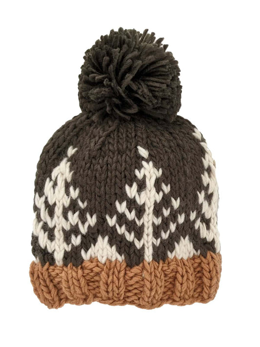 Forest Knit Pom Hat, Loden