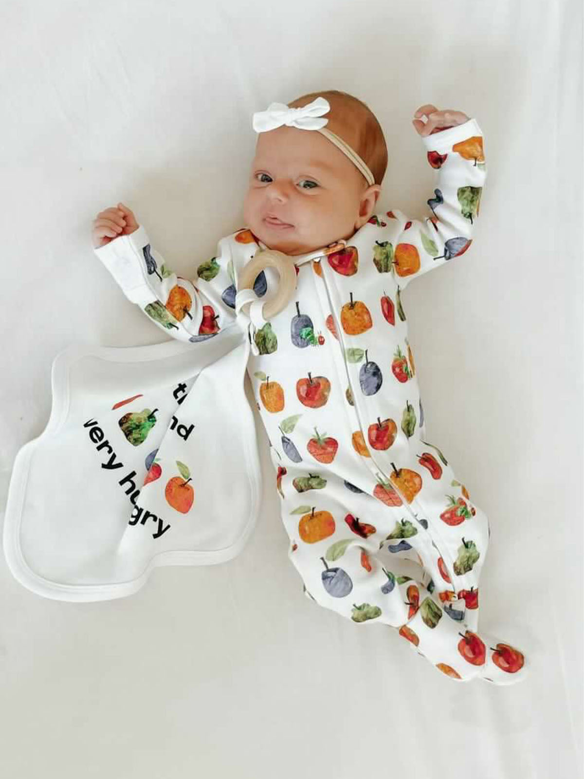 Organic Lovey with Removable Teething Ring, Fruit