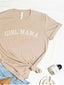 Girl Mama Graphic Tee, Tan