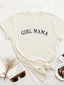 Girl Mama Graphic Tee, Vintage White