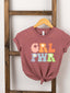 Girl Power Short Sleeve Tee, Mauve