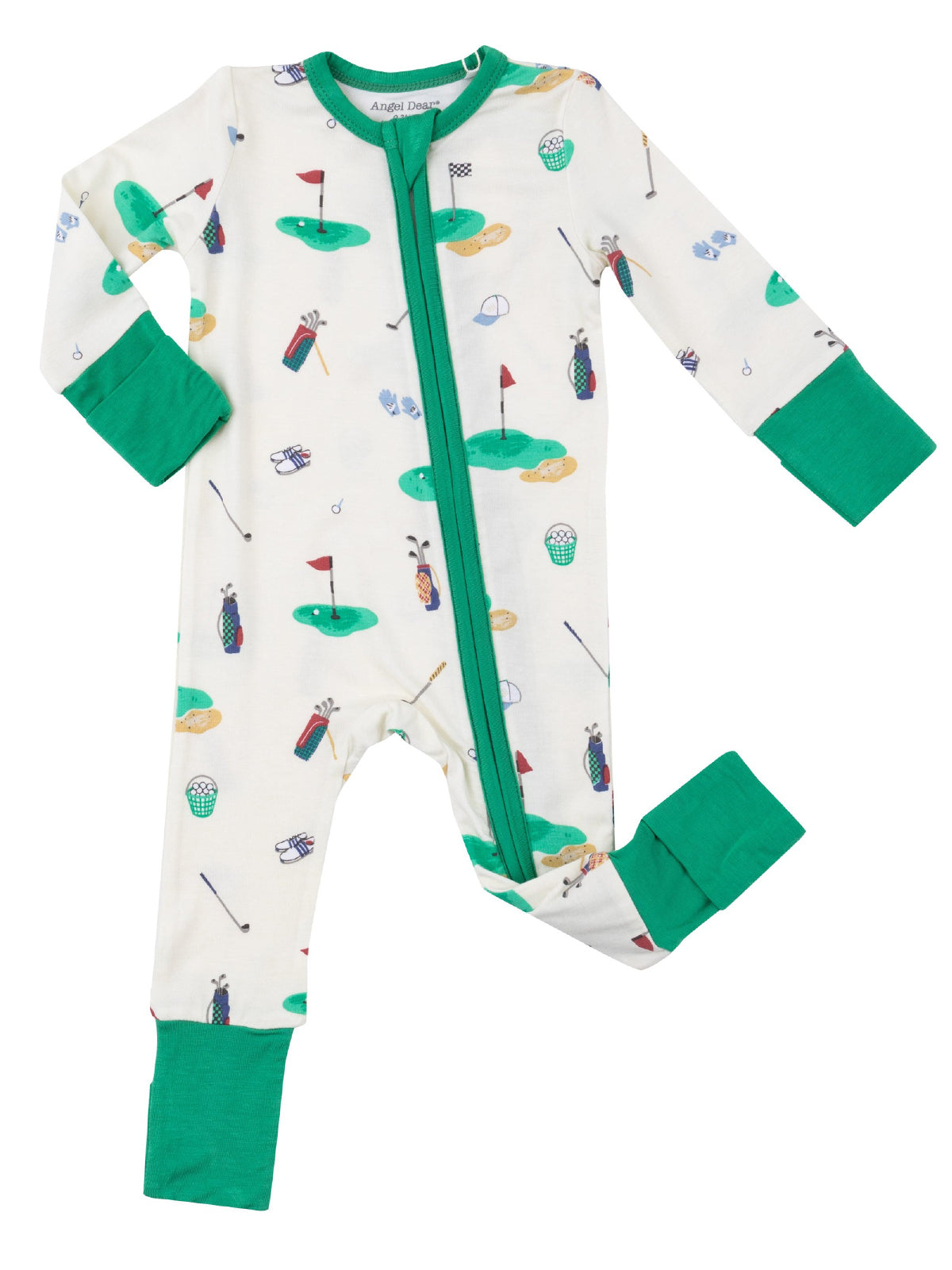 Boys Golf Cart on Navy Romper by Three Sisters