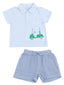 Polo Shirt & Short Set, Golf Applique