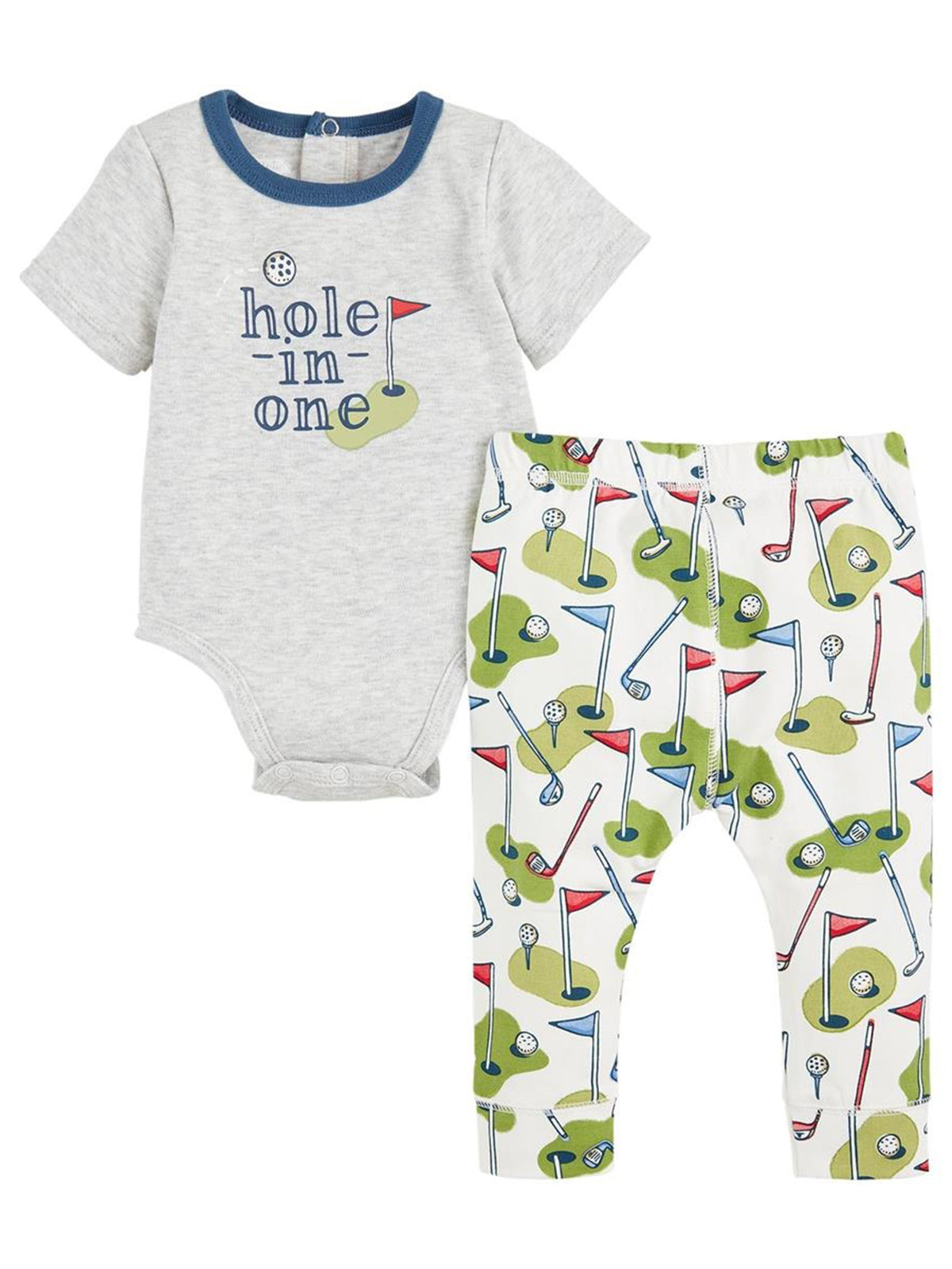 Golf Baby Bodysuit & Pant Set