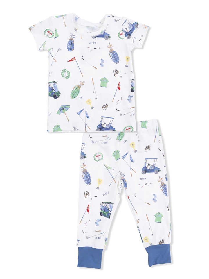 Short Sleeve Loungewear Set, Golf Things