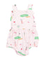 Ruffle Bubble Sunsuit, Golf Things Pink