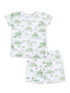 Loungewear Short Set, Golf Toile Green