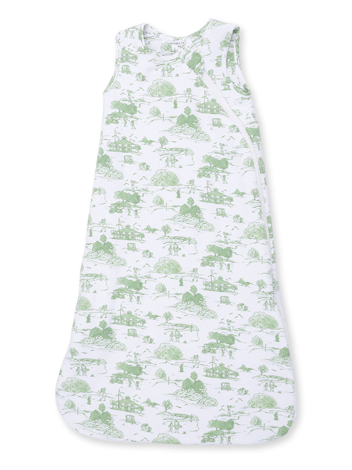 Sleep Bag, Golf Toile Green