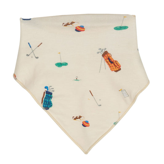 Bandana Bib, Golf Cream