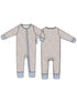2-Way Zip Romper, Hazel Floral