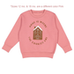 Home Is Where The Cookies Are Kids Sweatshirt, Pink