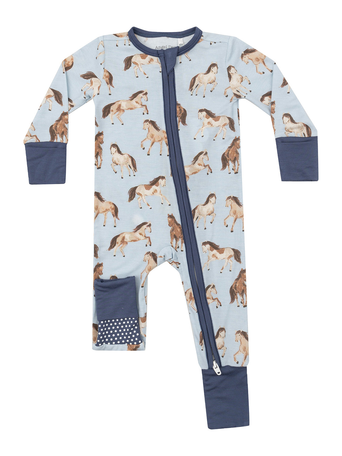 Angel Dear “Smores” 2-Way Zipper on sale Romper 18-24 Months