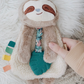 Itzy Lovey™ Plush Teether Toy, Sloth