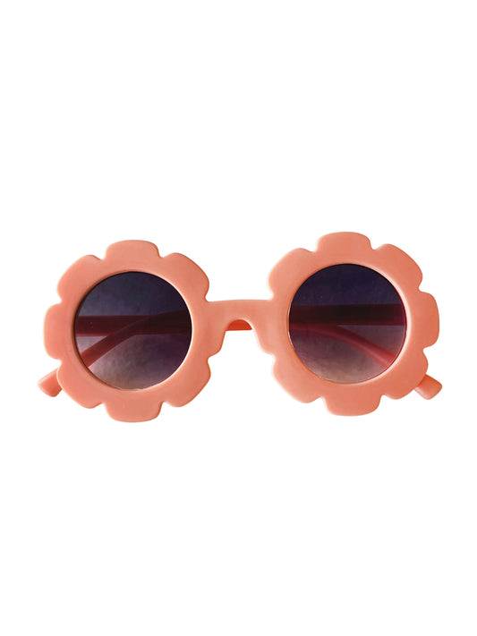 Kids Flower Sunglasses, Peach