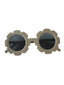 Kids Flower Sunglasses, Taupe