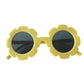 Kids Flower Sunglasses, Yellow