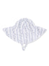 Floral patterned wide-brim hat with ties, ideal for sun protection.