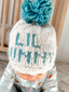 Knit Pom Hat, Lil Bunny Blue