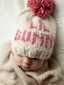 Knit Pom Hat, Lil Bunny Pink