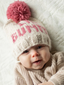 Knit Pom Hat, Lil Bunny Pink