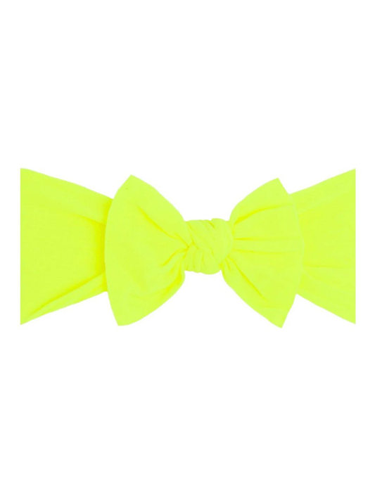 Knot Bow, Neon Safety Yellow