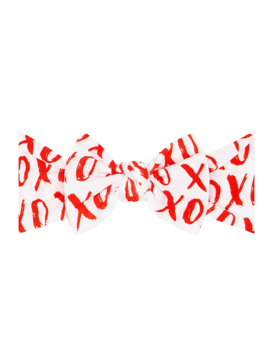 Knot Bow, Red XOXO