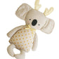 Koala with Antlers Doll, Gold Star