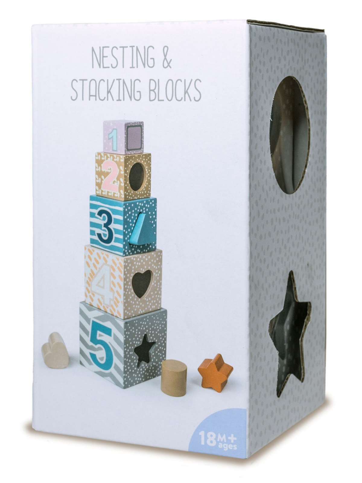 Leika Nesting & Stacking Wood Blocks