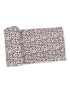 Leopard print fabric roll featuring brown spots on a white background, measuring approximately 60 inches long.