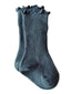 Lettuce Edge Socks, Blue