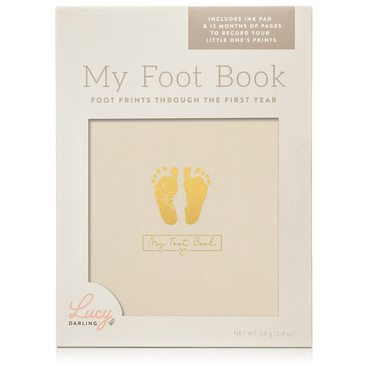 My Foot Book: Footprints Through the First Year Memory Book